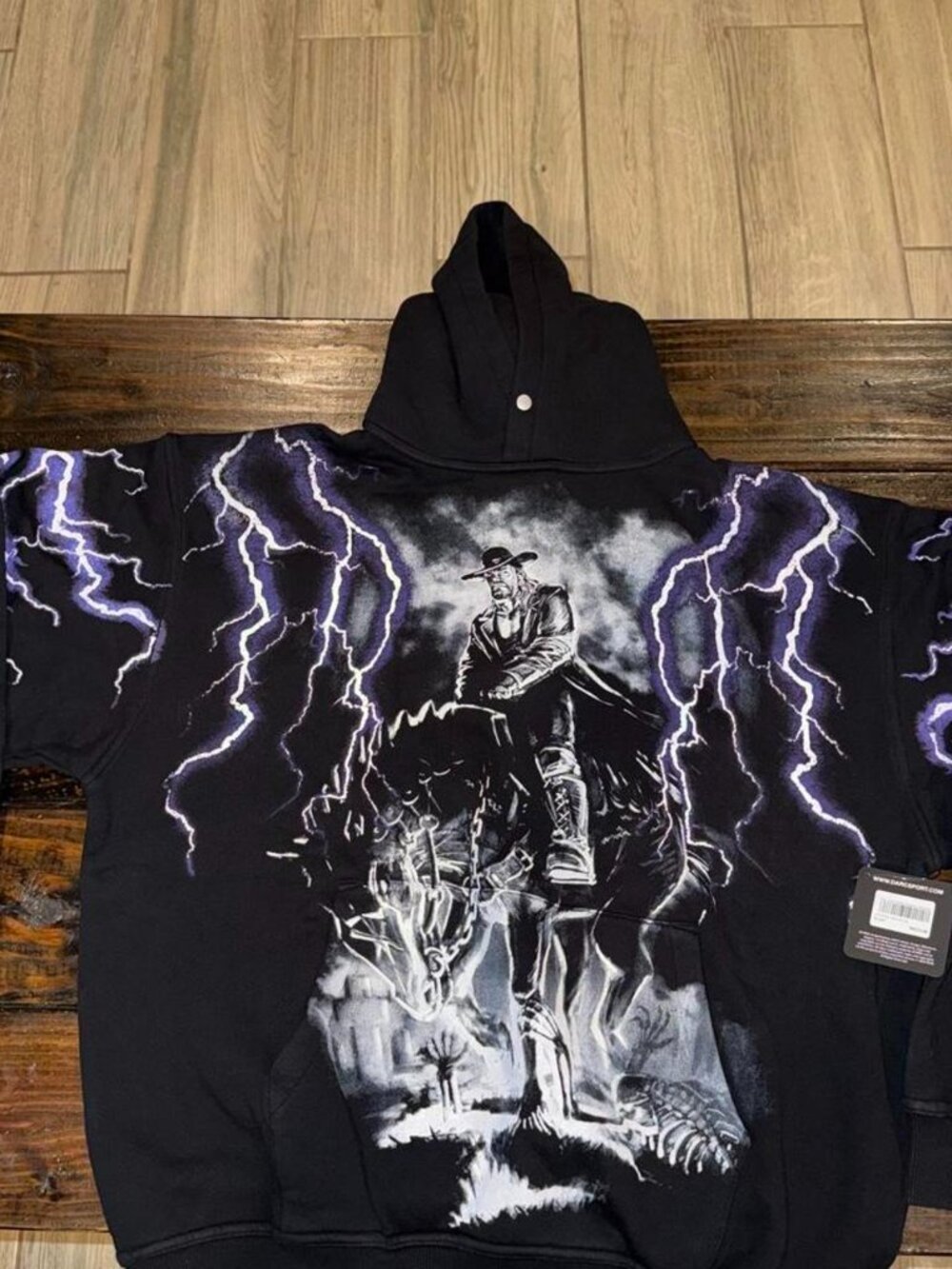 Darc Sport x WWE Undertaker One Last Ride black hoodie